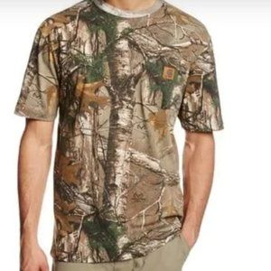 Game winner brown camouflage shirt mens  size smal